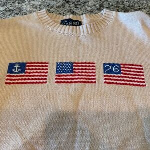Kiel James Patrick Old Glory Sweater Women's Cream - Small